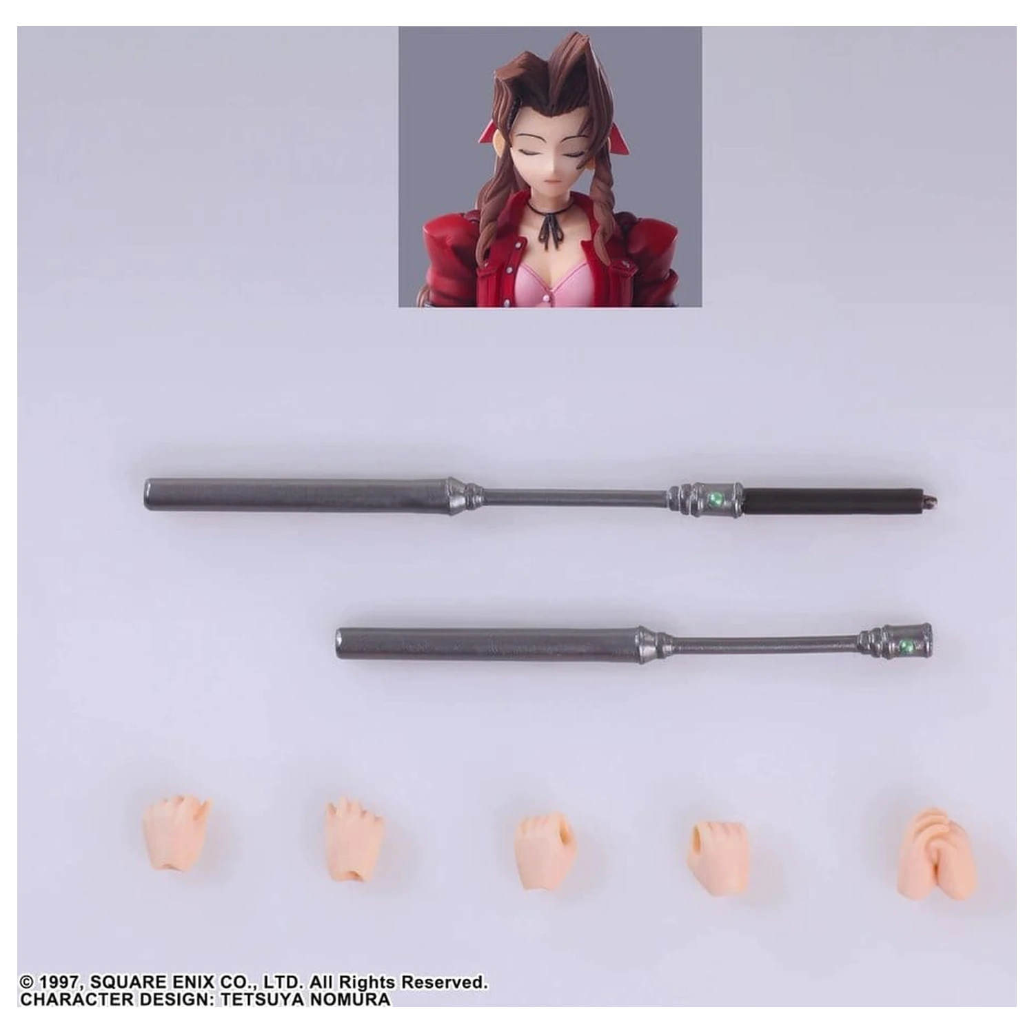 Final Fantasy VII Bring Arts Action figura Aerith Gainsborough Digital Plus Edition 14 cm fotografija izdelka