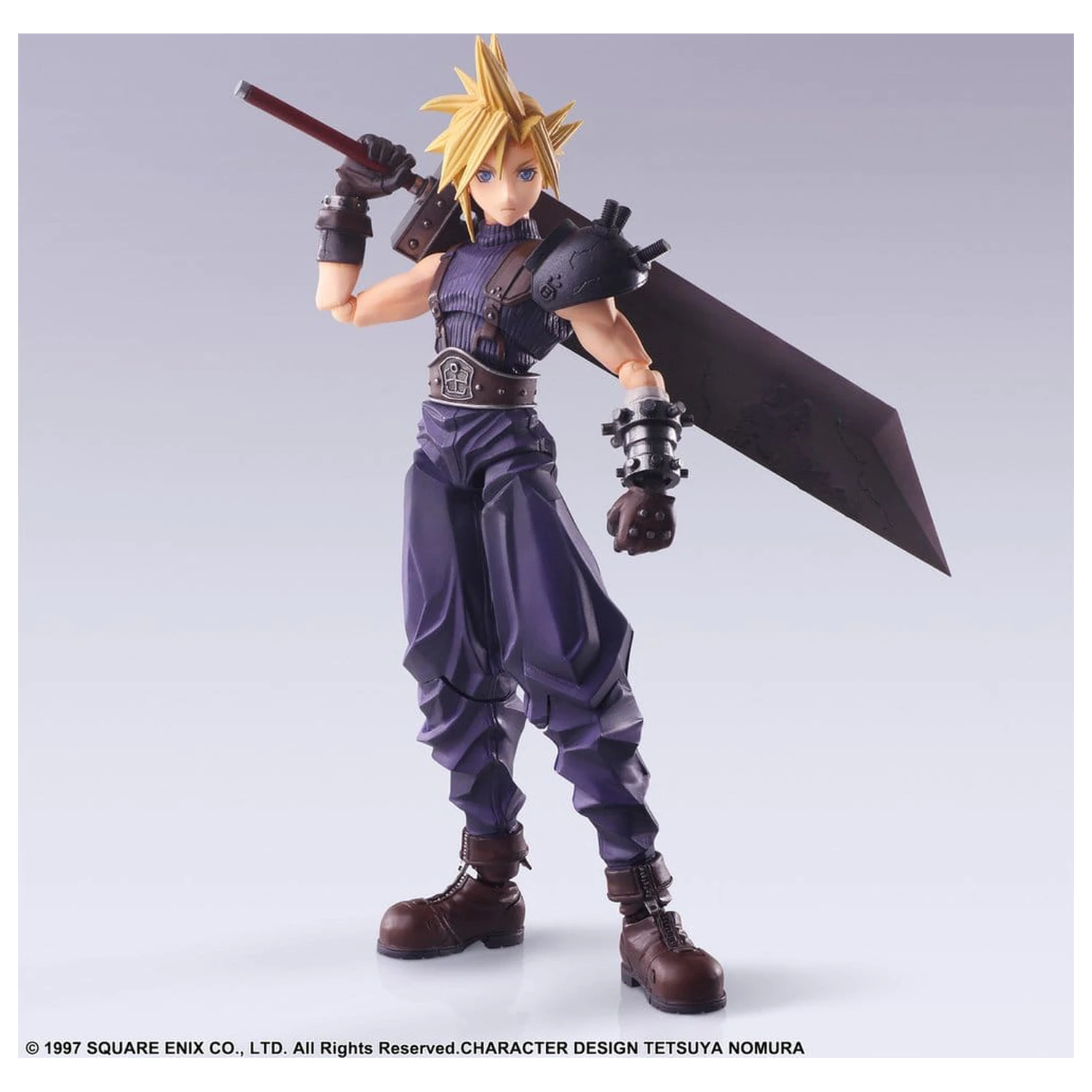 Final Fantasy VII Bring Arts Action Figure Cloud Strife Digital Plus Edition 15 cm fotografija izdelka