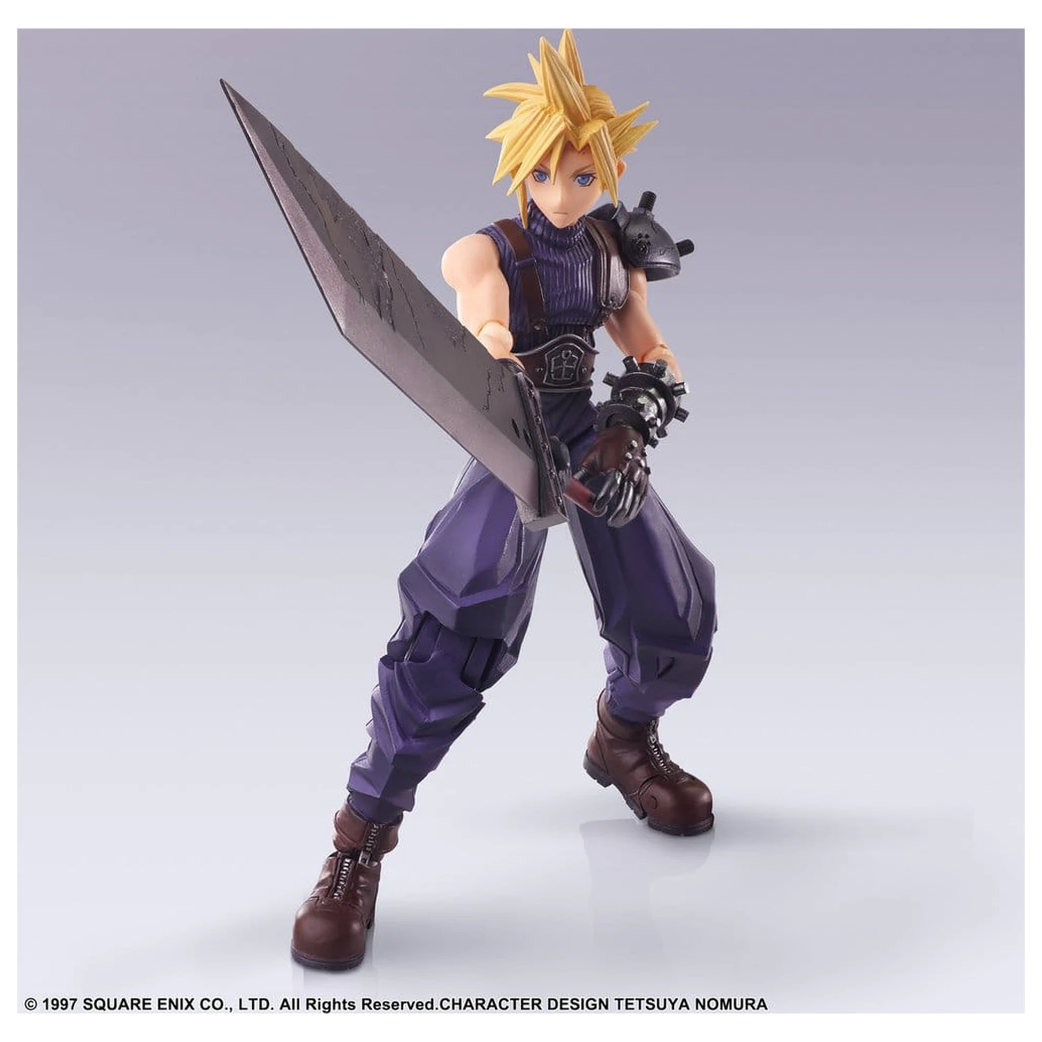 Final Fantasy VII Bring Arts Action Figure Cloud Strife Digital Plus Edition 15 cm fotografija izdelka