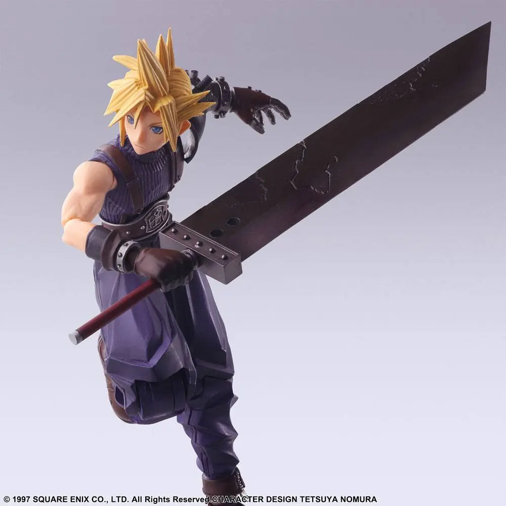 Final Fantasy VII Bring Arts Action Figura Cloud Strife 15 cm fotografija izdelka
