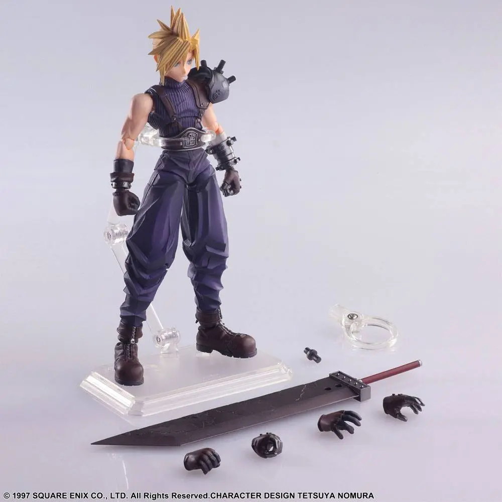 Final Fantasy VII Bring Arts Action Figura Cloud Strife 15 cm fotografija izdelka