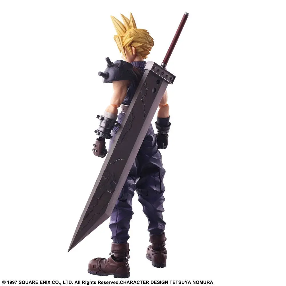 Final Fantasy VII Bring Arts Action Figura Cloud Strife 15 cm fotografija izdelka