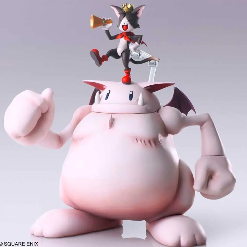 Final Fantasy VII Figurica Cait Sith & Fat Moogle 15 cm fotografija izdelka