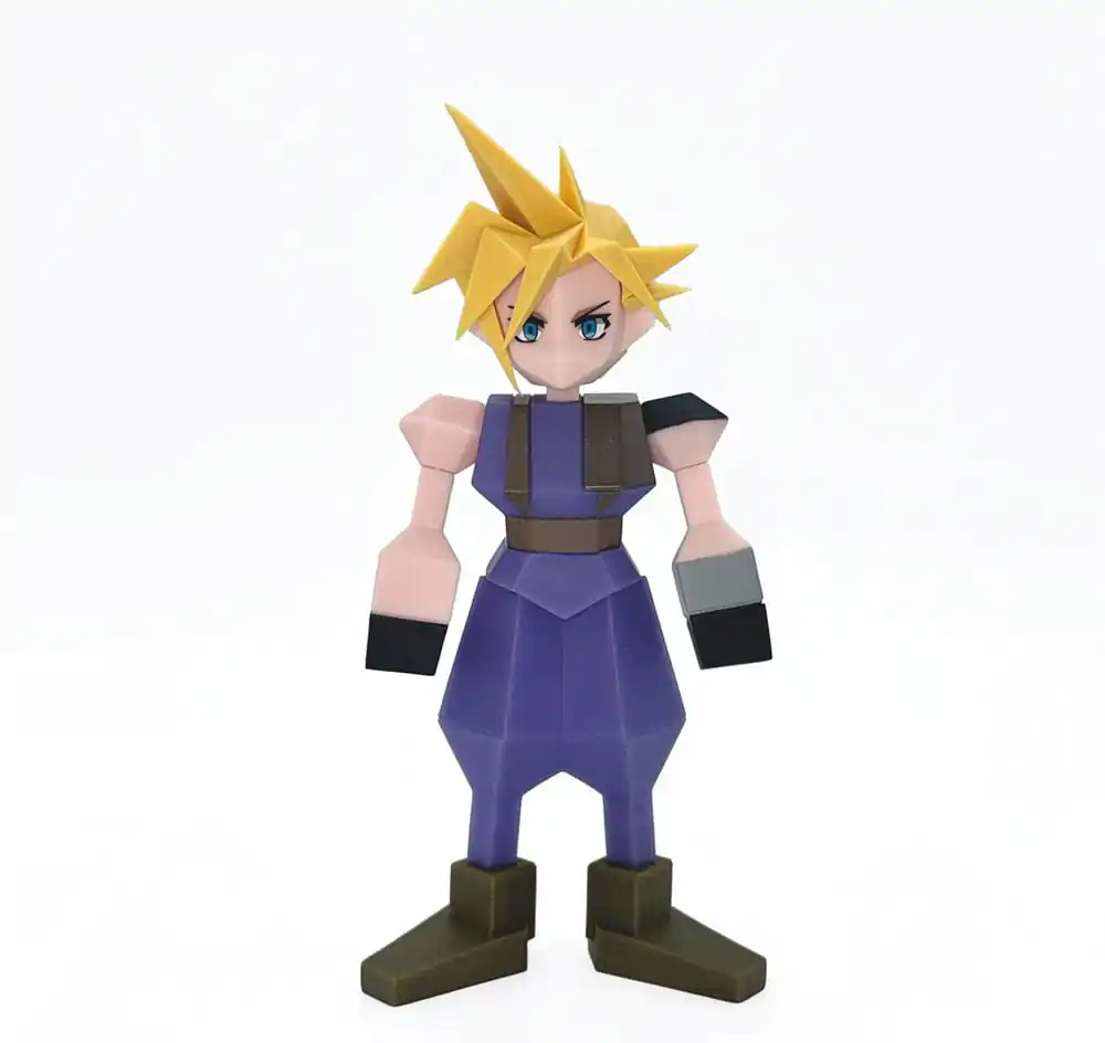 Final Fantasy VII Polygon Vinil Figura Cloud Strife 15 cm fotografija izdelka