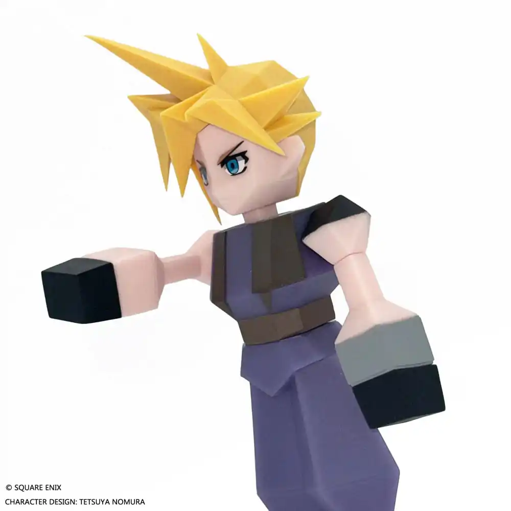 Final Fantasy VII Polygon Vinil Figura Cloud Strife 15 cm fotografija izdelka