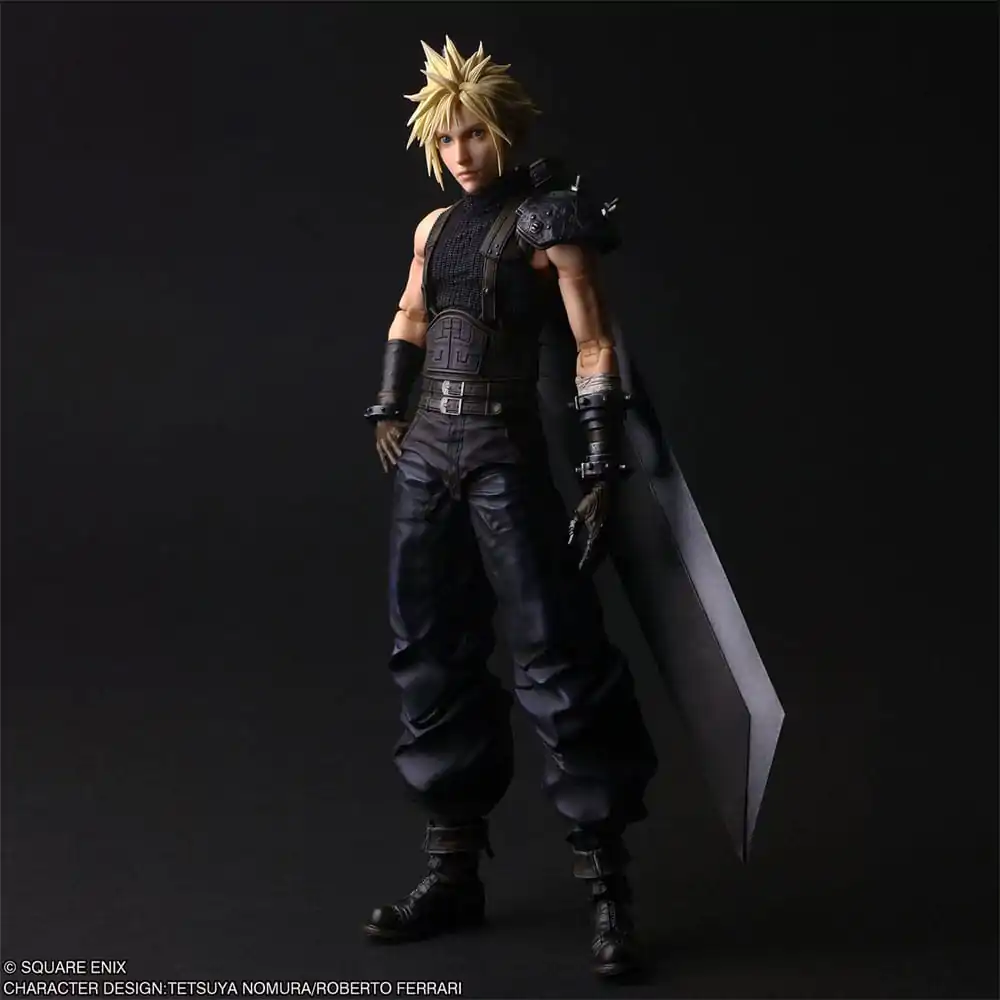 Final Fantasy VII Rebirth Play Arts Shin akcijska figura Cloud Strife 27 cm fotografija izdelka