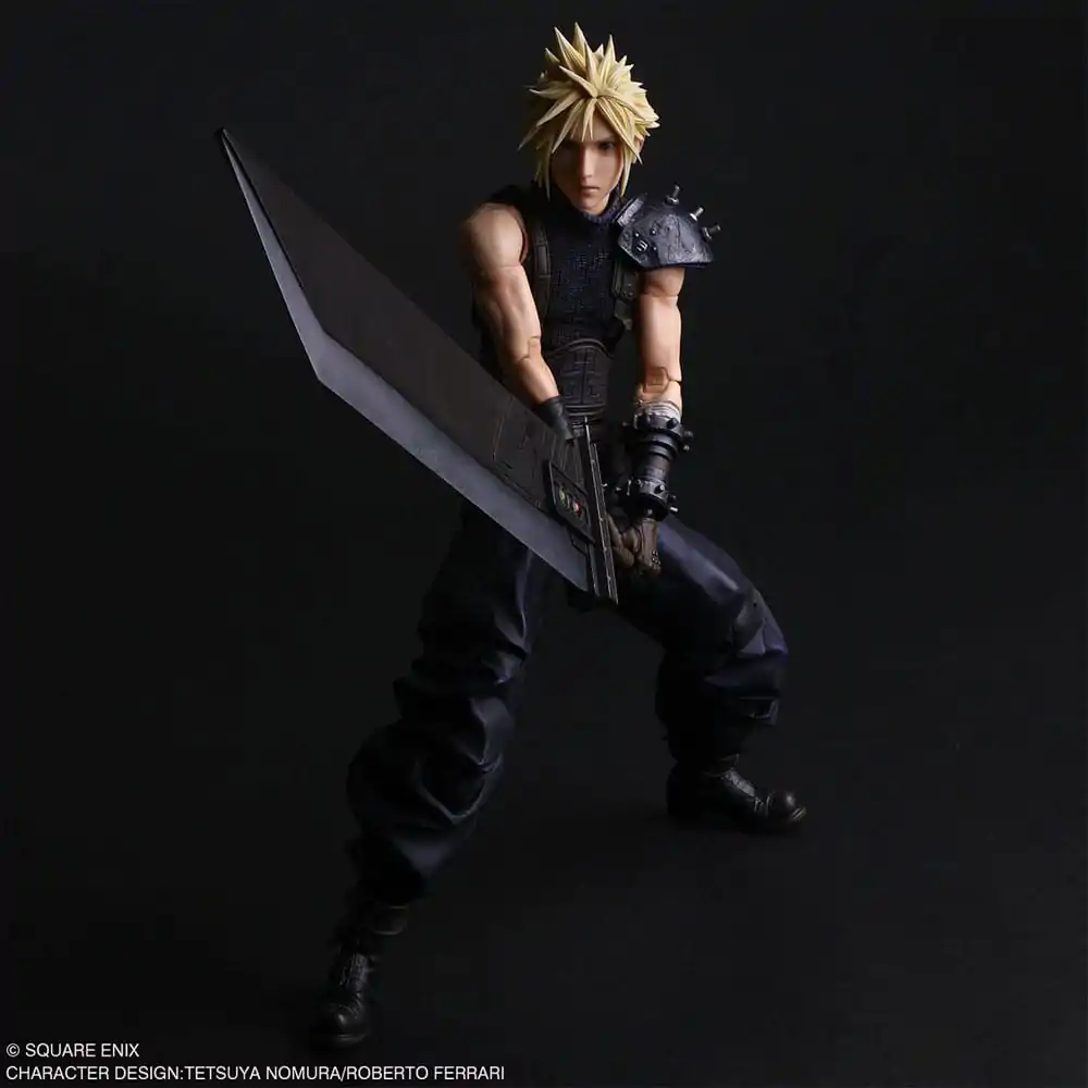 Final Fantasy VII Rebirth Play Arts Shin akcijska figura Cloud Strife 27 cm fotografija izdelka