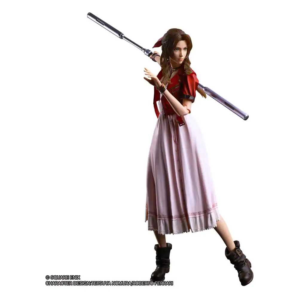 Final Fantasy VII Rebirth Play Kai Arts akcijska figura Aerith Gainsborough 24 cm fotografija izdelka