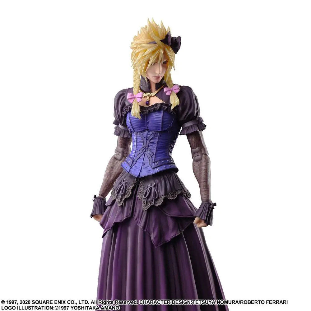 Final Fantasy VII Remake Play Arts Kai akcijska figura Cloud Strife Dress Ver. 28 cm fotografija izdelka