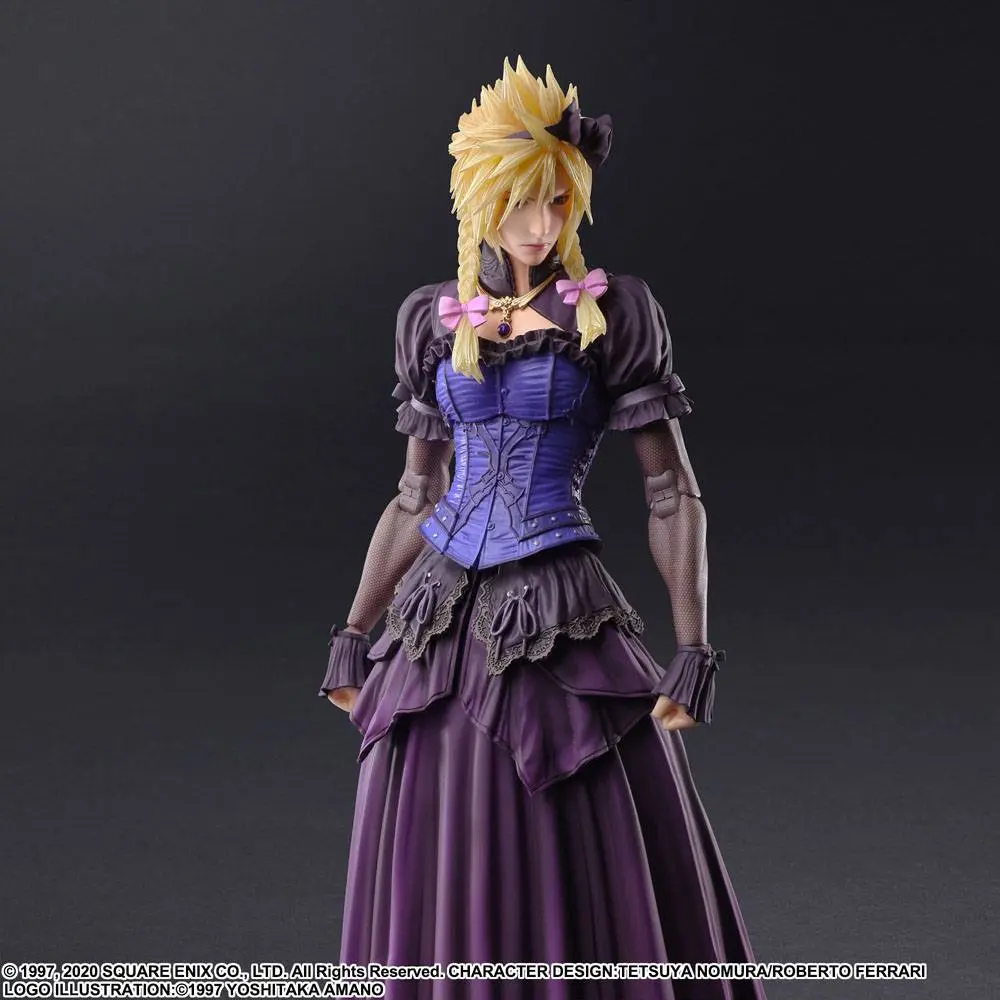 Final Fantasy VII Remake Play Arts Kai akcijska figura Cloud Strife Dress Ver. 28 cm fotografija izdelka