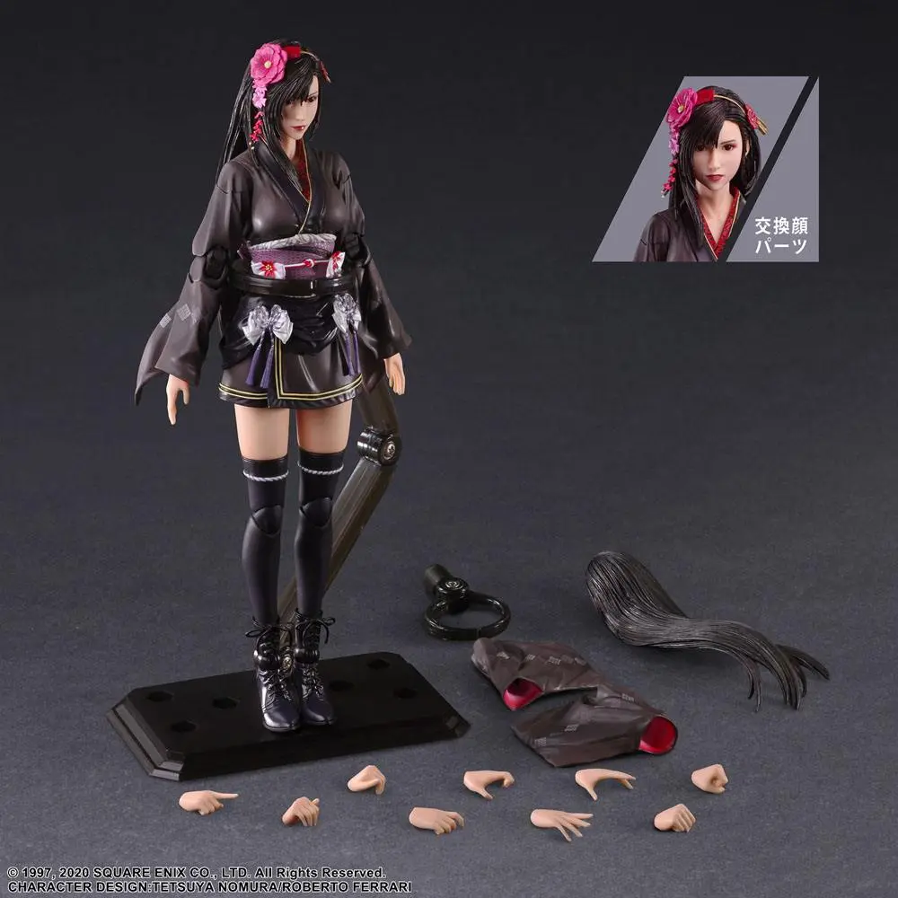 Final Fantasy VII Remake Play Arts Kai akcijska figura Tifa Lockhart Exotic Dress Ver. 25 cm fotografija izdelka