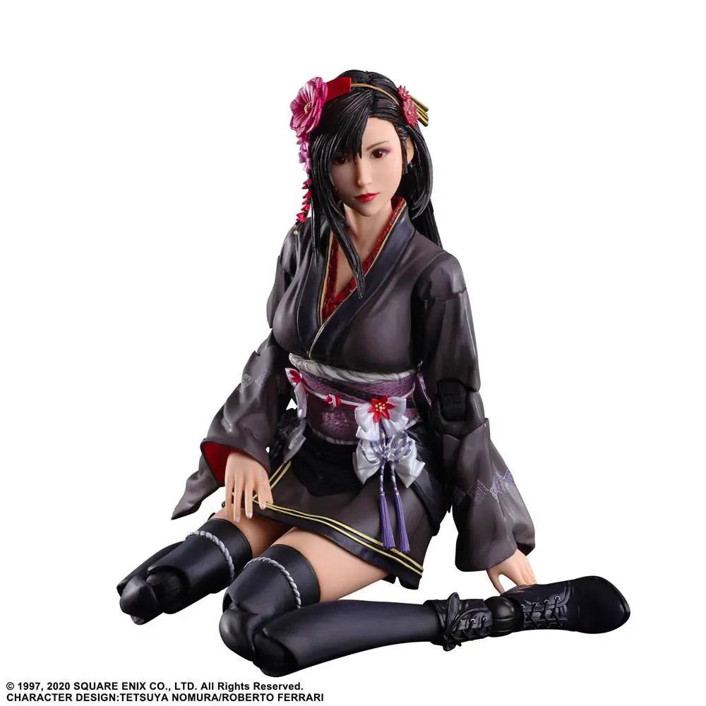 Final Fantasy VII Remake Play Arts Kai akcijska figura Tifa Lockhart Exotic Dress Ver. 25 cm fotografija izdelka