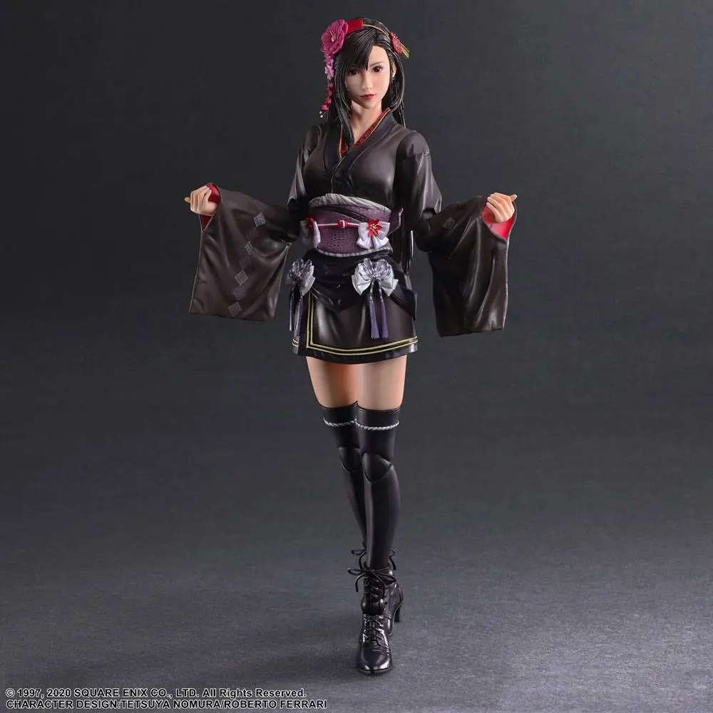 Final Fantasy VII Remake Play Arts Kai akcijska figura Tifa Lockhart Exotic Dress Ver. 25 cm fotografija izdelka