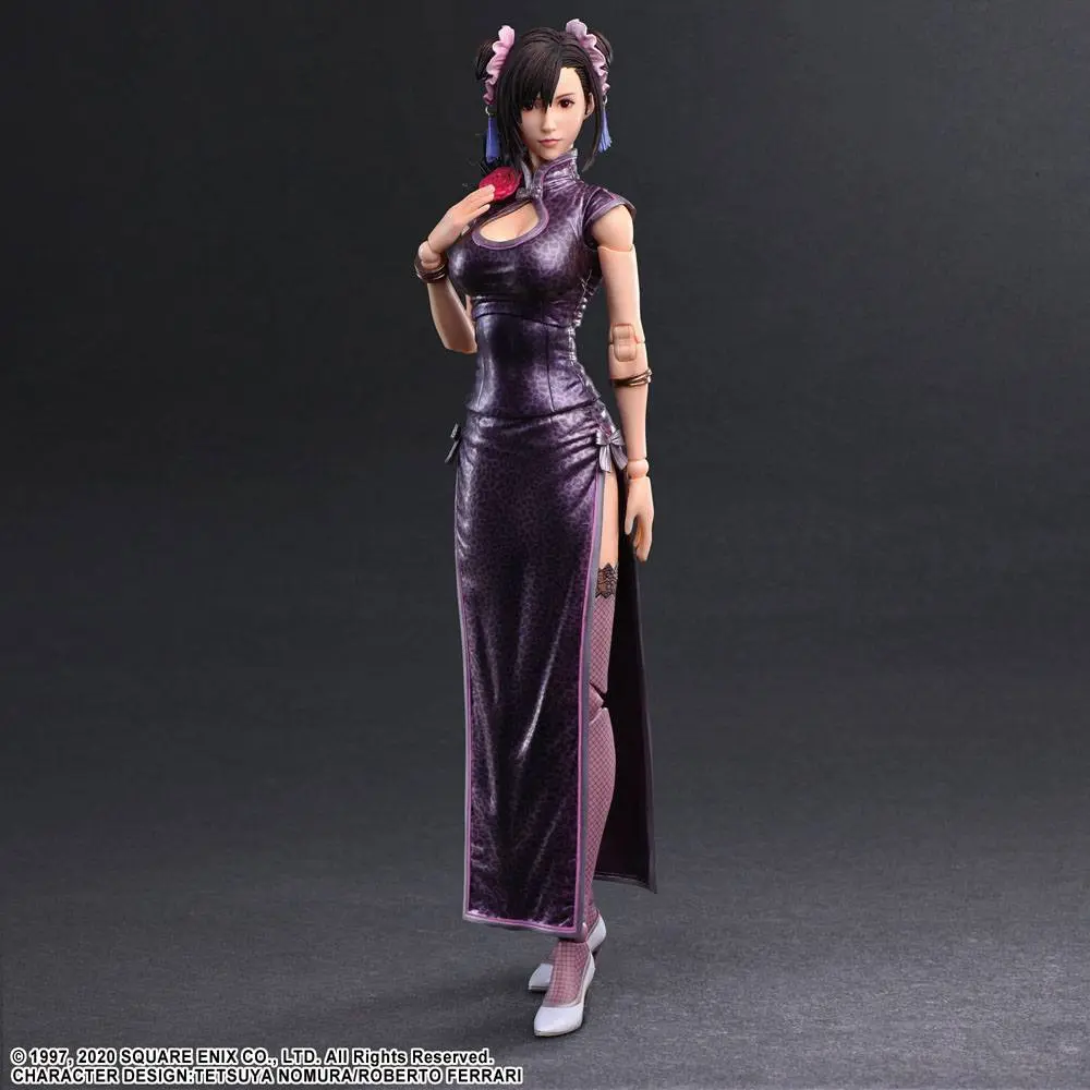 Final Fantasy VII Remake Play Arts Kai akcijska figura Tifa Lockhart Sporty Dress Ver. 25 cm fotografija izdelka