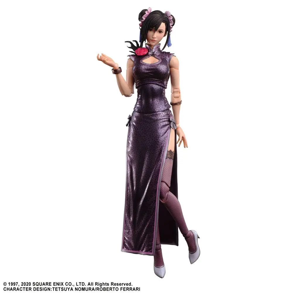 Final Fantasy VII Remake Play Arts Kai akcijska figura Tifa Lockhart Sporty Dress Ver. 25 cm fotografija izdelka