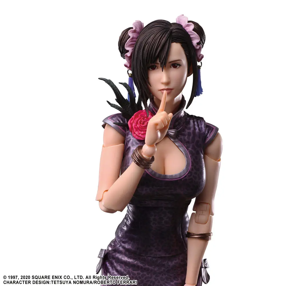 Final Fantasy VII Remake Play Arts Kai akcijska figura Tifa Lockhart Sporty Dress Ver. 25 cm fotografija izdelka