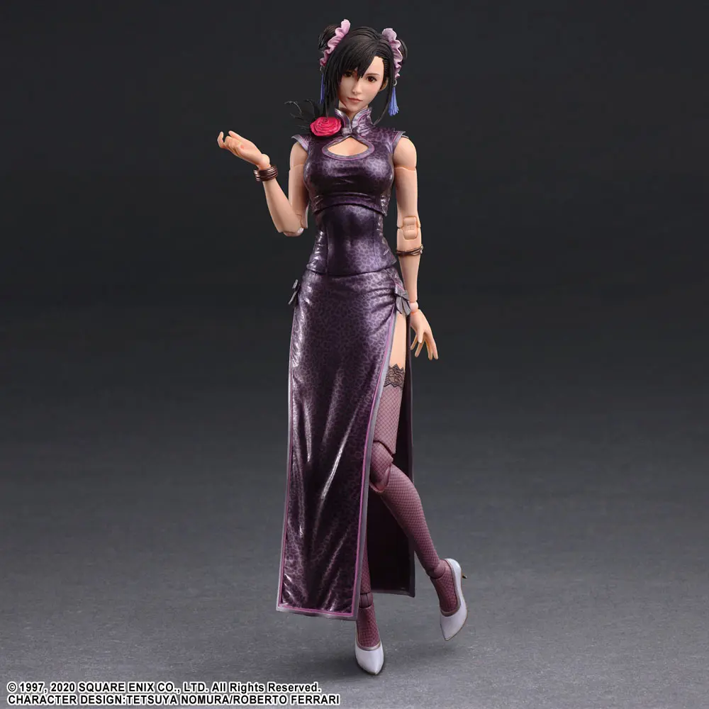 Final Fantasy VII Remake Play Arts Kai akcijska figura Tifa Lockhart Sporty Dress Ver. 25 cm fotografija izdelka