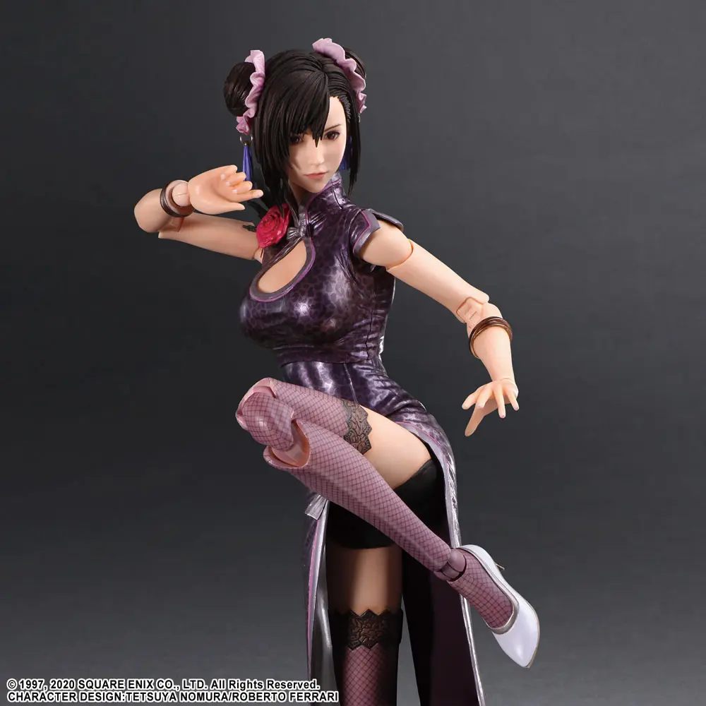 Final Fantasy VII Remake Play Arts Kai akcijska figura Tifa Lockhart Sporty Dress Ver. 25 cm fotografija izdelka