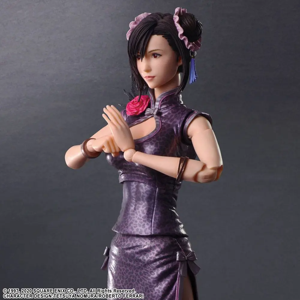 Final Fantasy VII Remake Play Arts Kai akcijska figura Tifa Lockhart Sporty Dress Ver. 25 cm fotografija izdelka