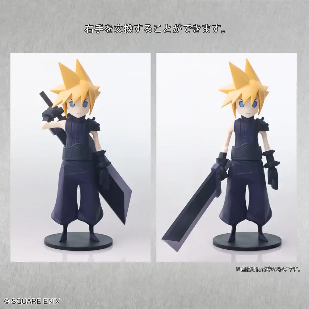 Final Fantasy VII Remake Static Arts Mini Kip Cloud Strife 15 cm fotografija izdelka