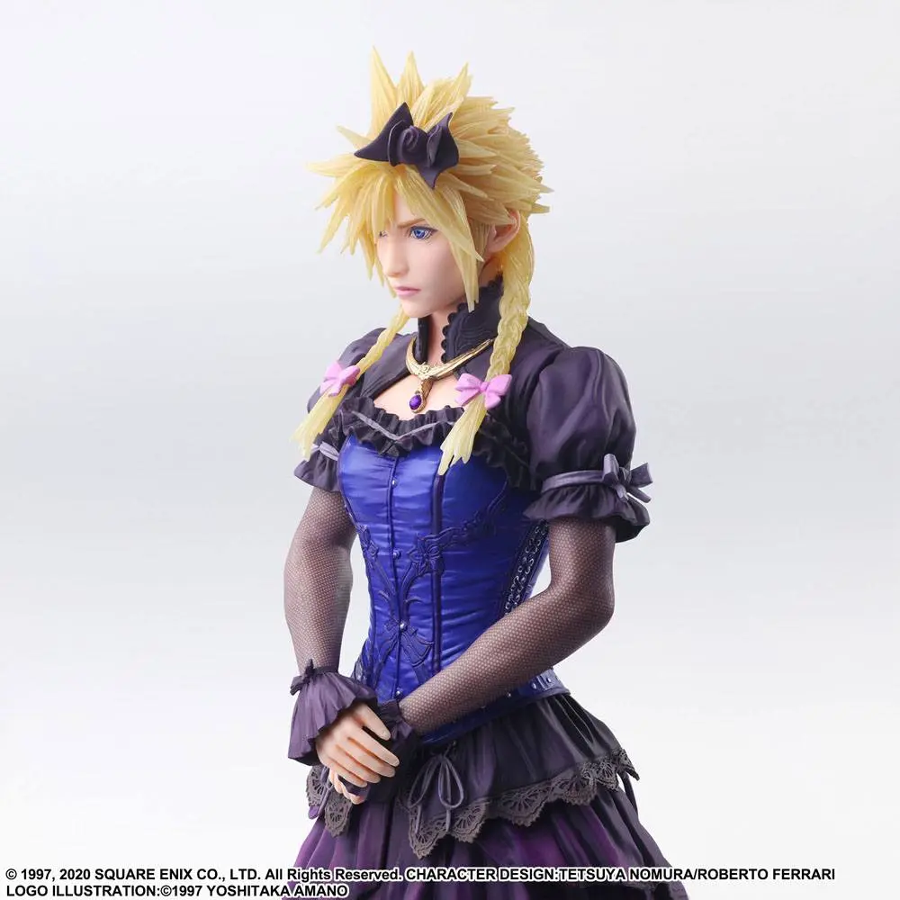 Final Fantasy VII Remake Static Arts Gallery Kip Cloud Strife Obleka Ver. 28 cm fotografija izdelka