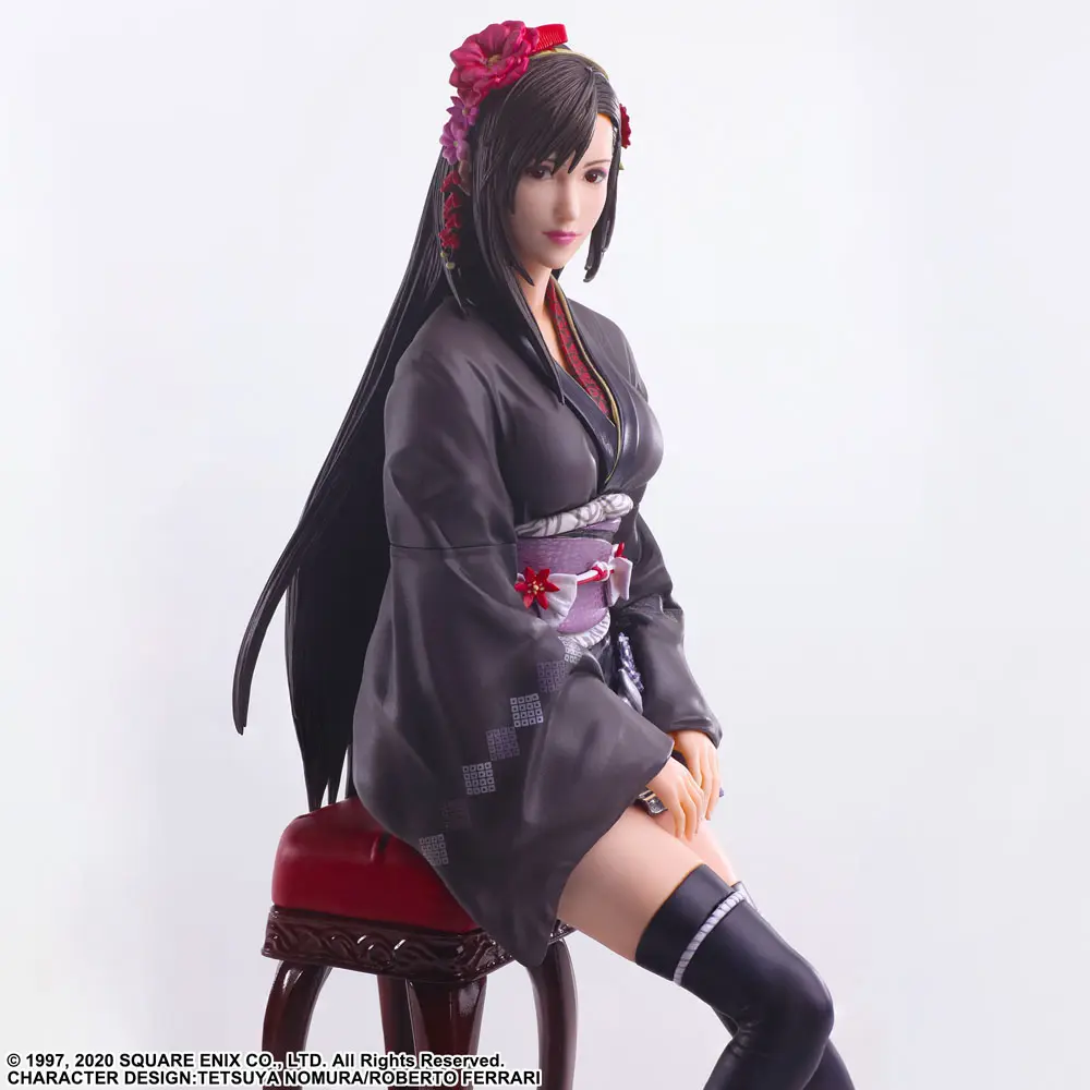 Final Fantasy VII Remake Static Arts Gallery Kip Tifa Lockhart Exotic Dress Ver. 23 cm fotografija izdelka