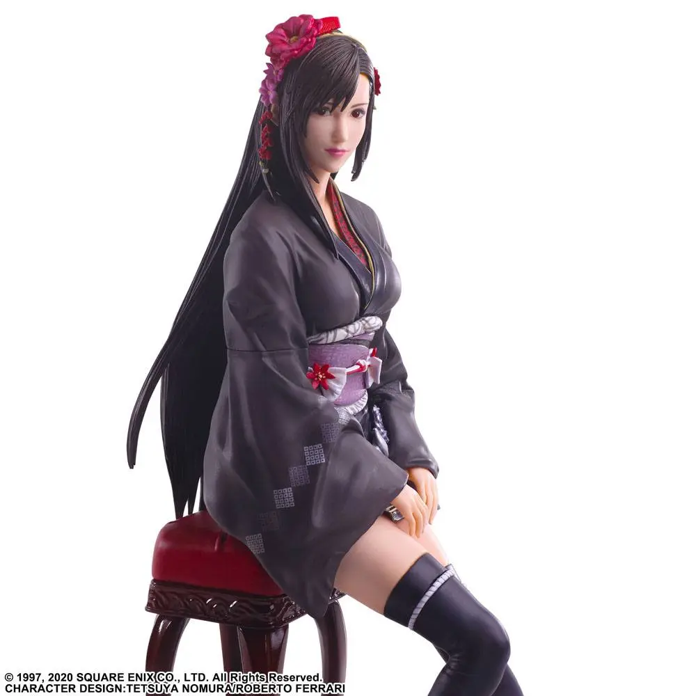 Final Fantasy VII Remake Static Arts Gallery Kip Tifa Lockhart Exotic Dress Ver. 23 cm fotografija izdelka