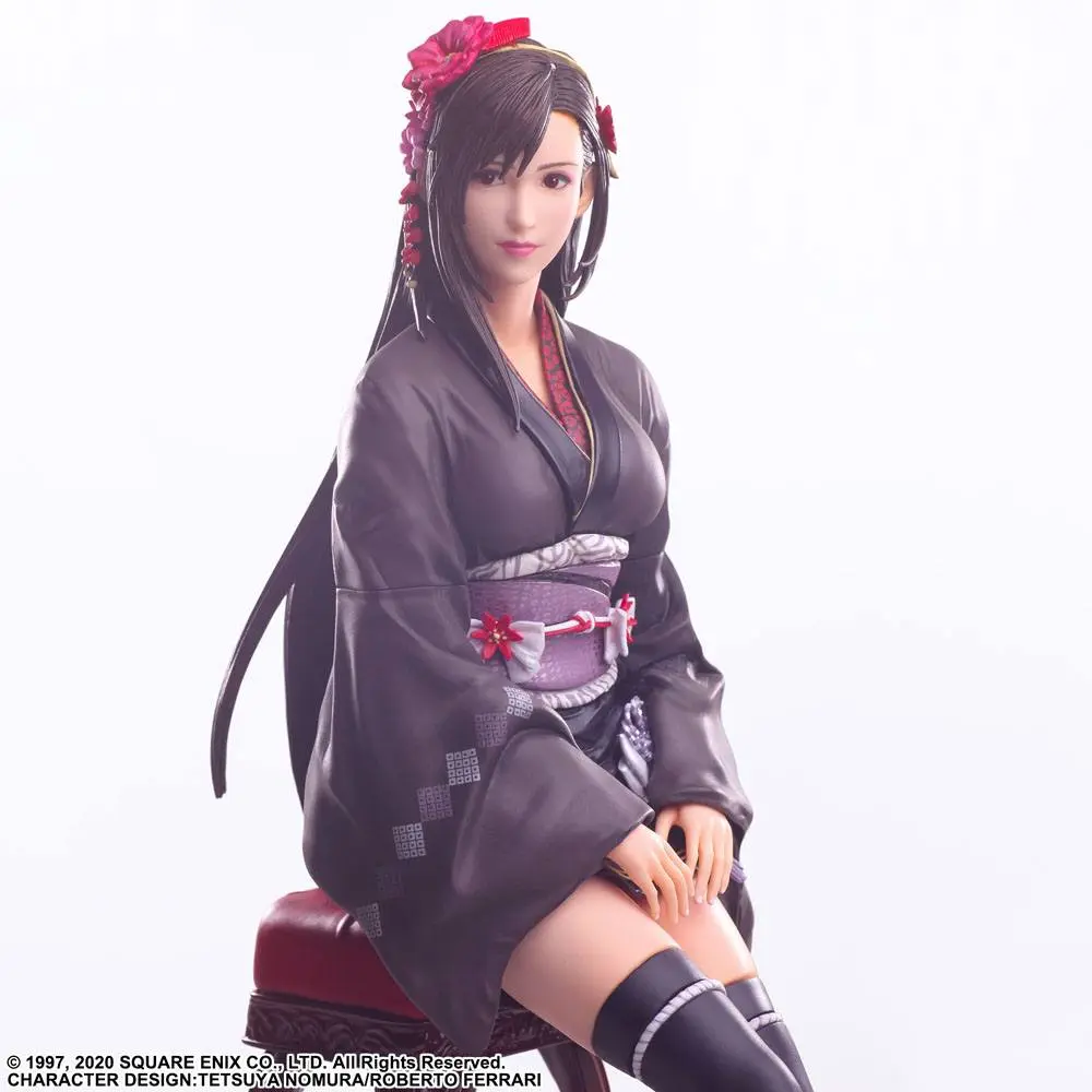 Final Fantasy VII Remake Static Arts Gallery Kip Tifa Lockhart Exotic Dress Ver. 23 cm fotografija izdelka