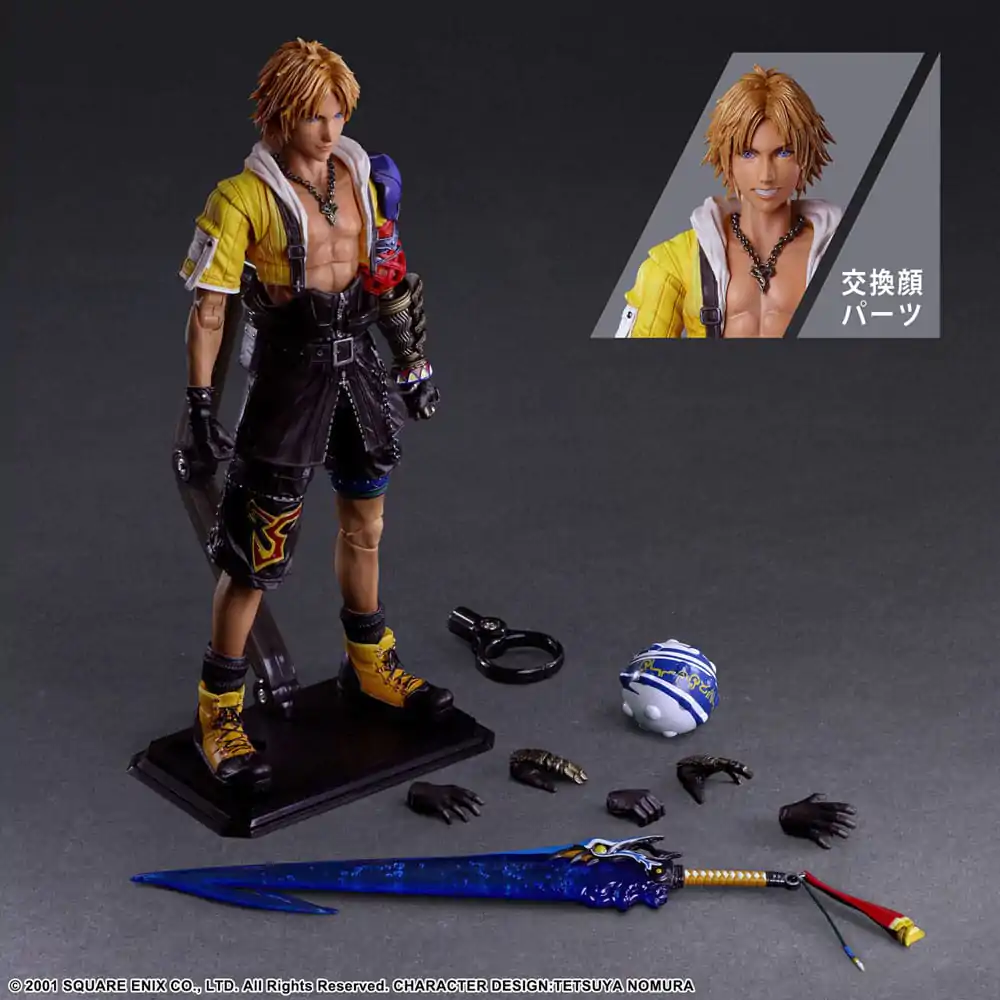 Final Fantasy X Play Arts Kai akcijska figura Tidus 27 cm fotografija izdelka