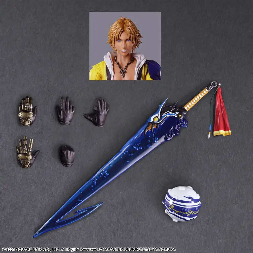 Final Fantasy X Play Arts Kai akcijska figura Tidus 27 cm fotografija izdelka