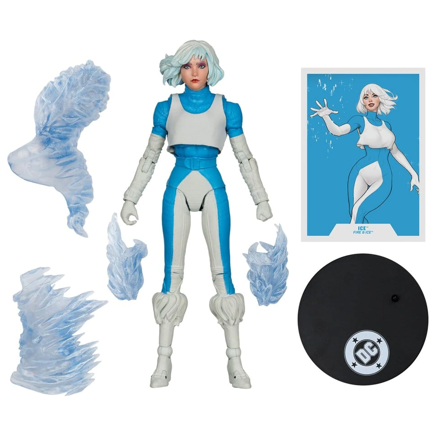 Fire & Ice: Welcome to Smallville DC Multiverse akcijska figura Ice 17 cm fotografija izdelka