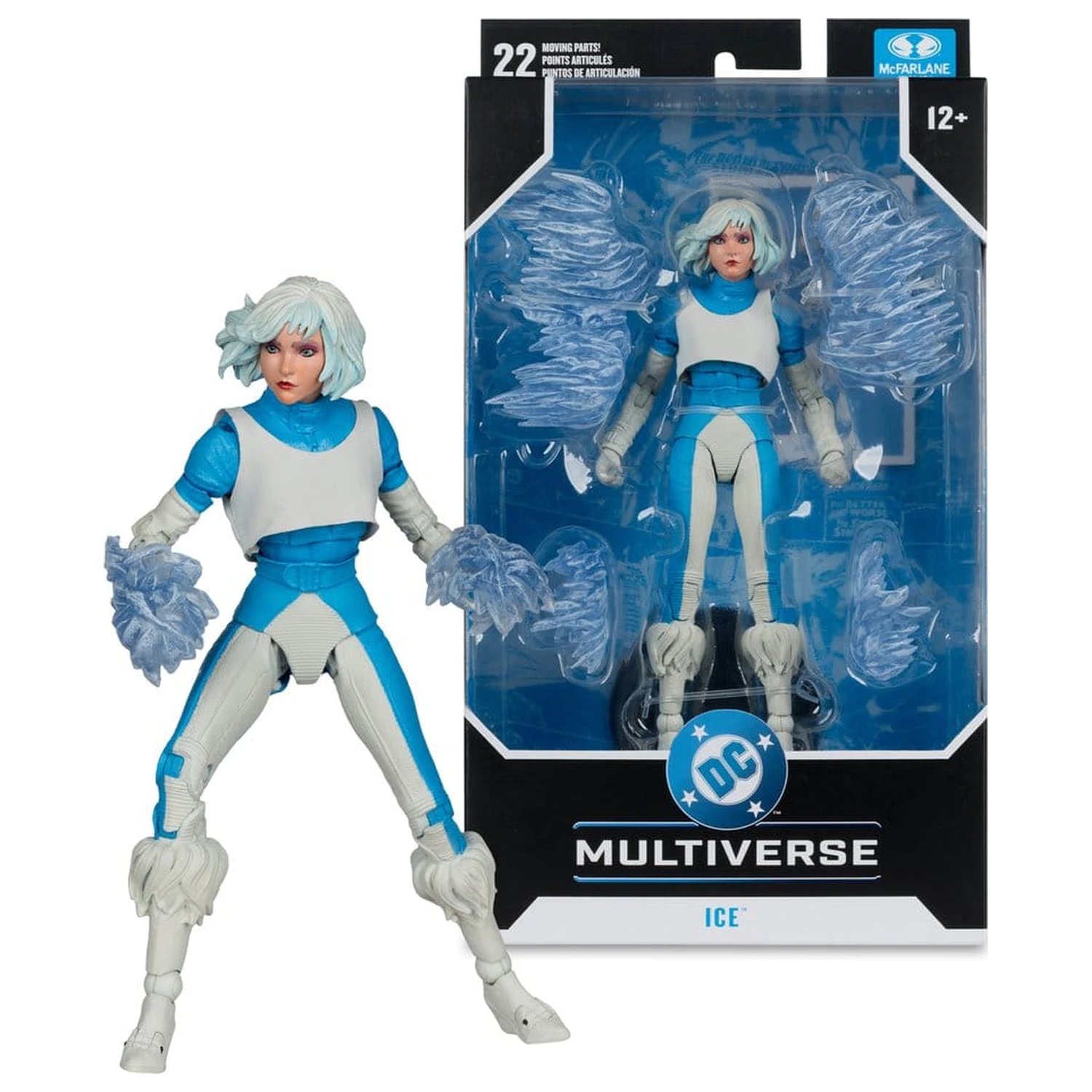 Fire & Ice: Welcome to Smallville DC Multiverse akcijska figura Ice 17 cm fotografija izdelka