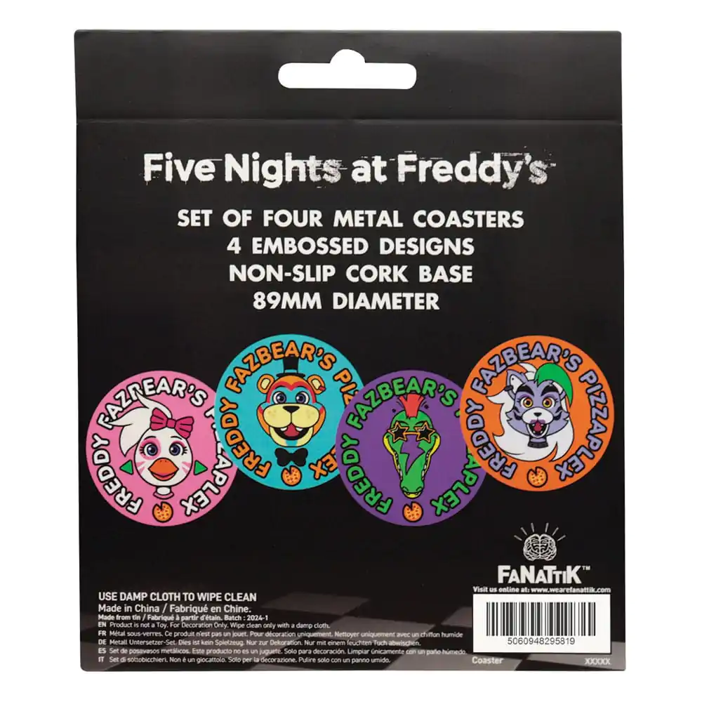 Five Nights at Freddy's Podstavek za pijačo 4-Pack potiskane pijače fotografija izdelka