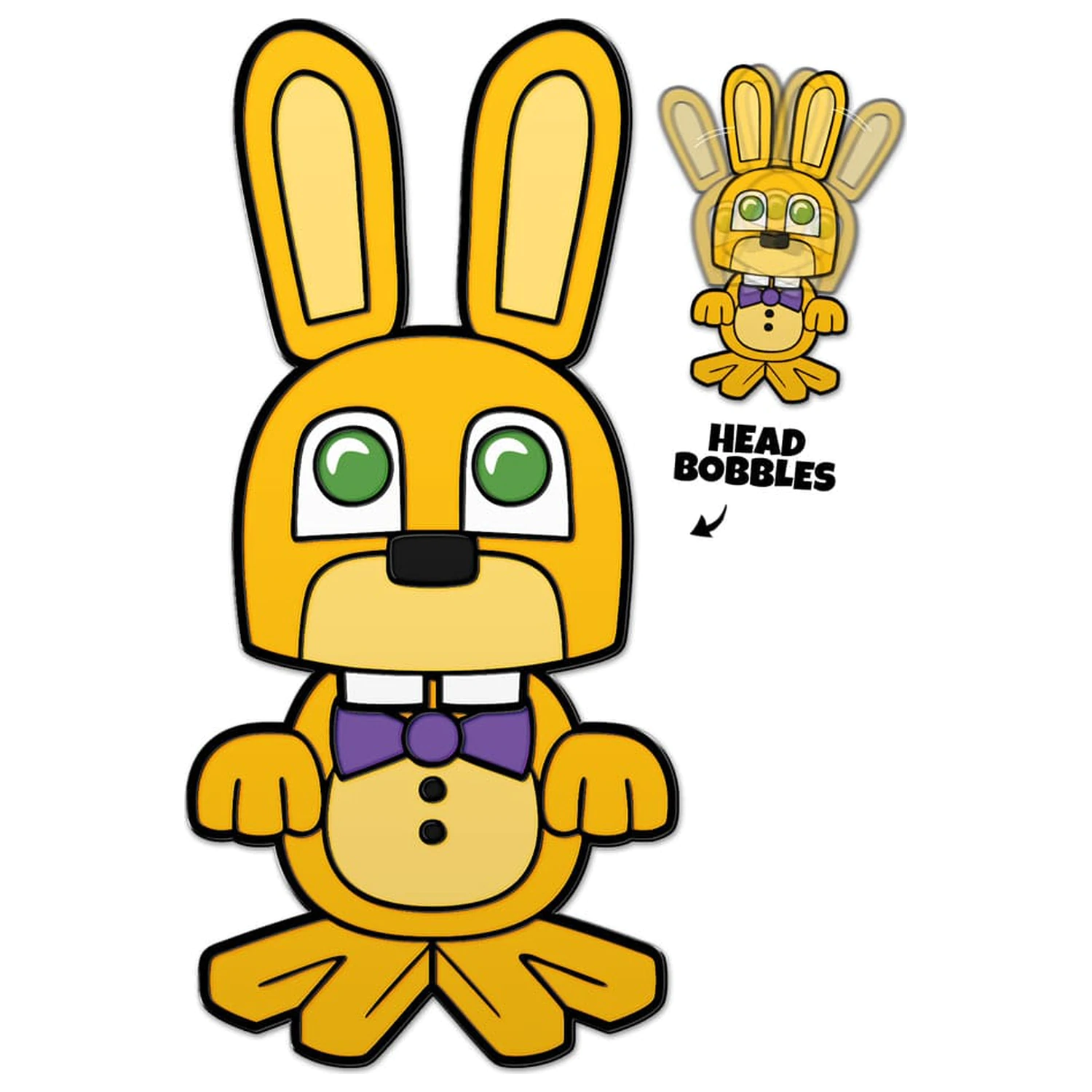 Five Nights at Freddy´s Bobble priponka značka Spring Bonnie 5 cm fotografija izdelka