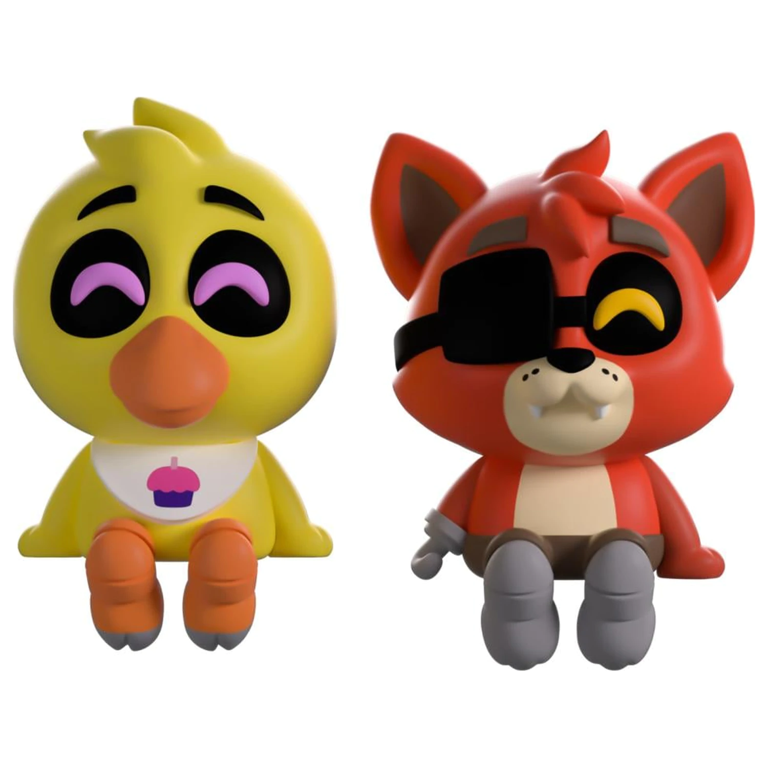 Five Nights at Freddy's Chica & Foxy Monitor Buddiez figurici 6 cm fotografija izdelka