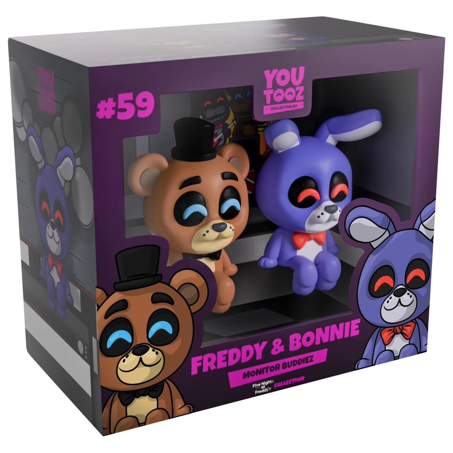 Five Nights at Freddy's Freddy & Bonnie Monitor Buddiez figurici 6 cm fotografija izdelka