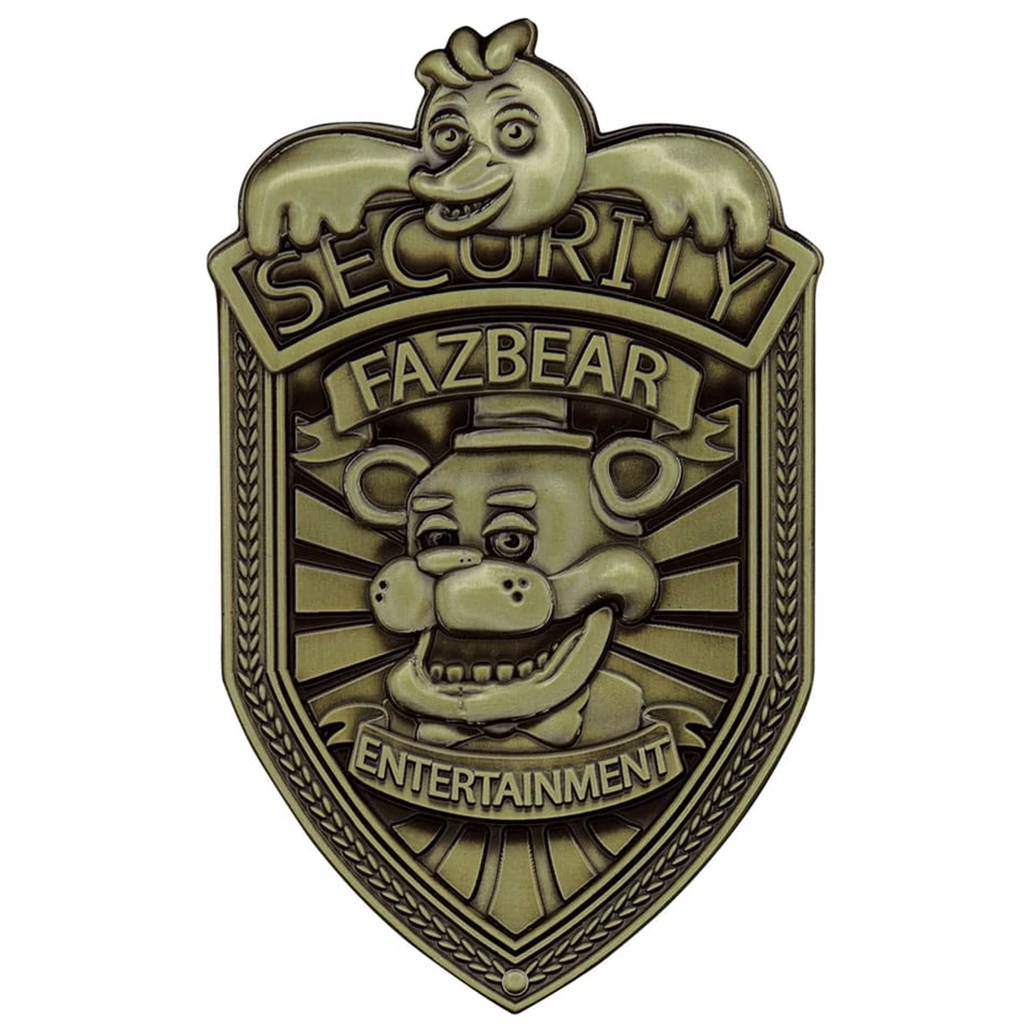 Five Nights at Freddy´s Replika varnostne značke antična medeninasta izdaja fotografija izdelka