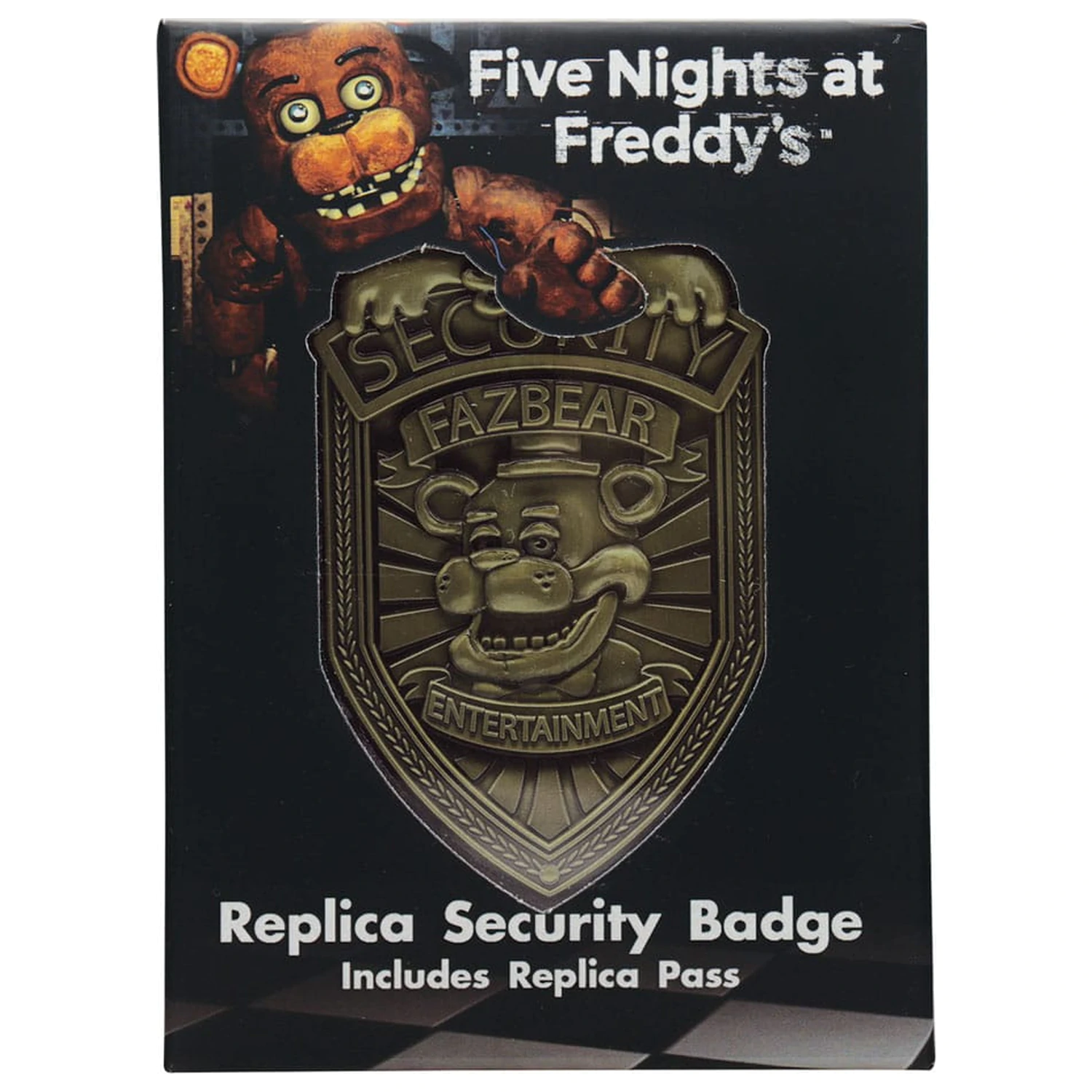 Five Nights at Freddy´s Replika varnostne značke antična medeninasta izdaja fotografija izdelka