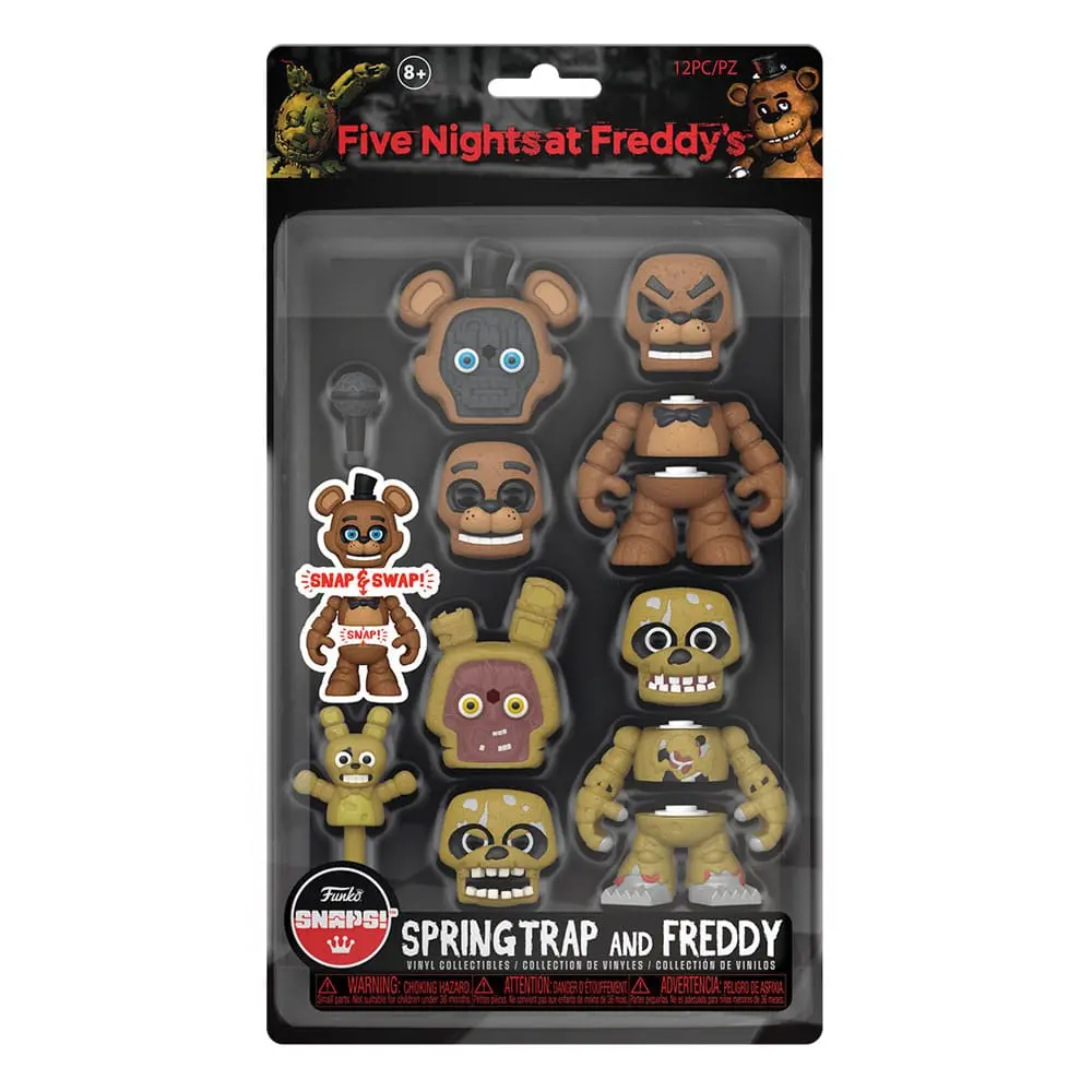 Five Nights at Freddy's Snap akcijske figure Freddy & Springtrap 9 cm fotografija izdelka