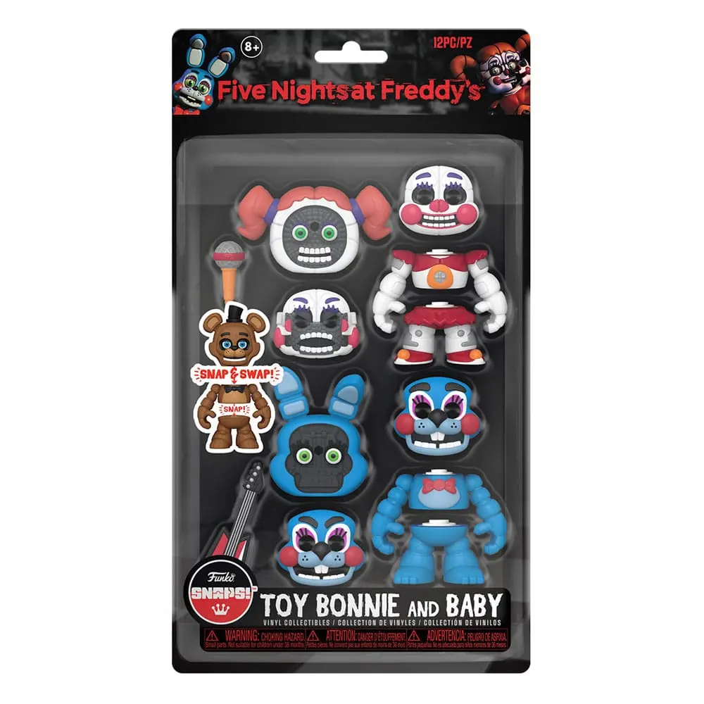 Five Nights at Freddy's Snap akcijske figure Toy Bonnie & Baby 9 cm fotografija izdelka