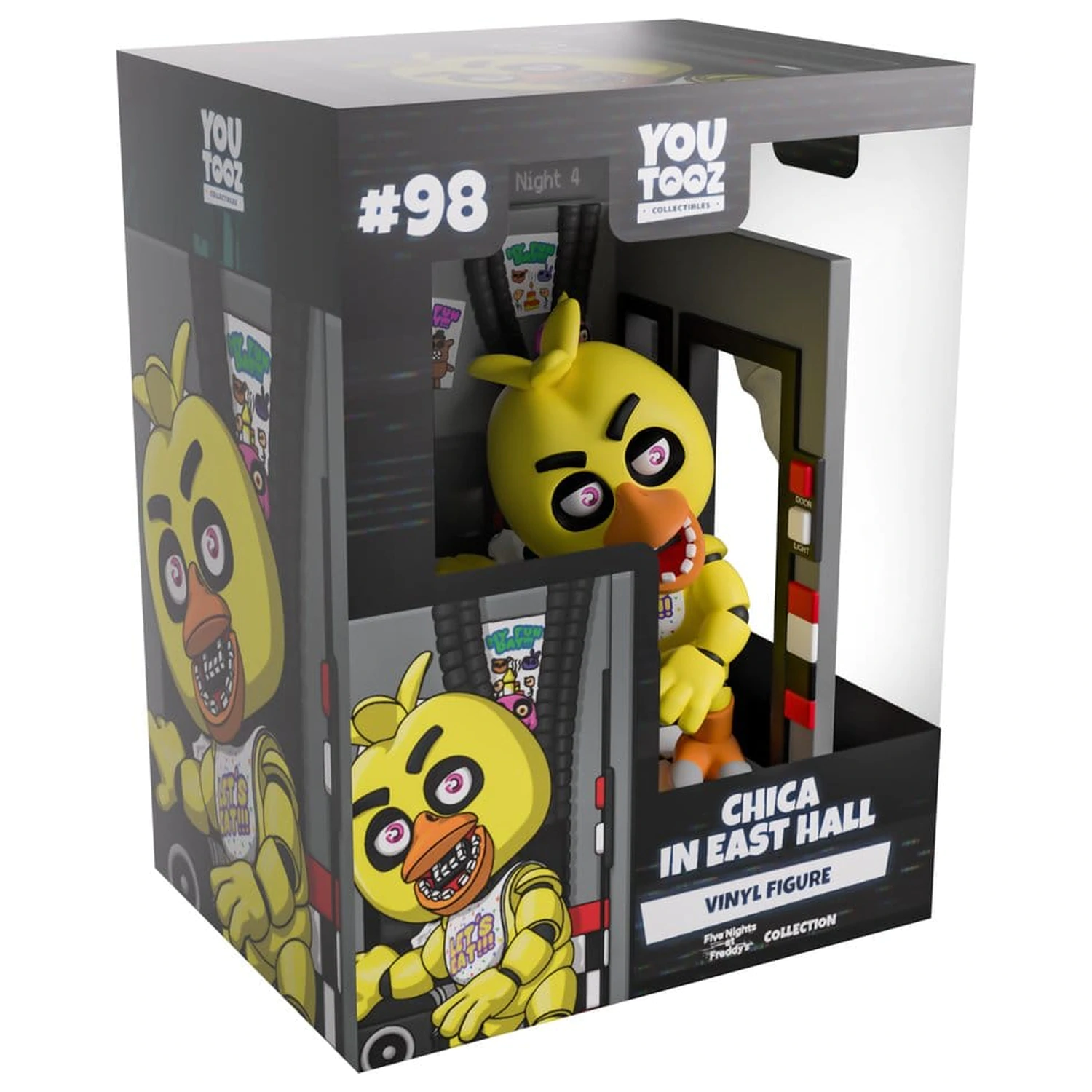 Five Nights at Freddy's vinilna figura Chica in East Hall 13 cm fotografija izdelka