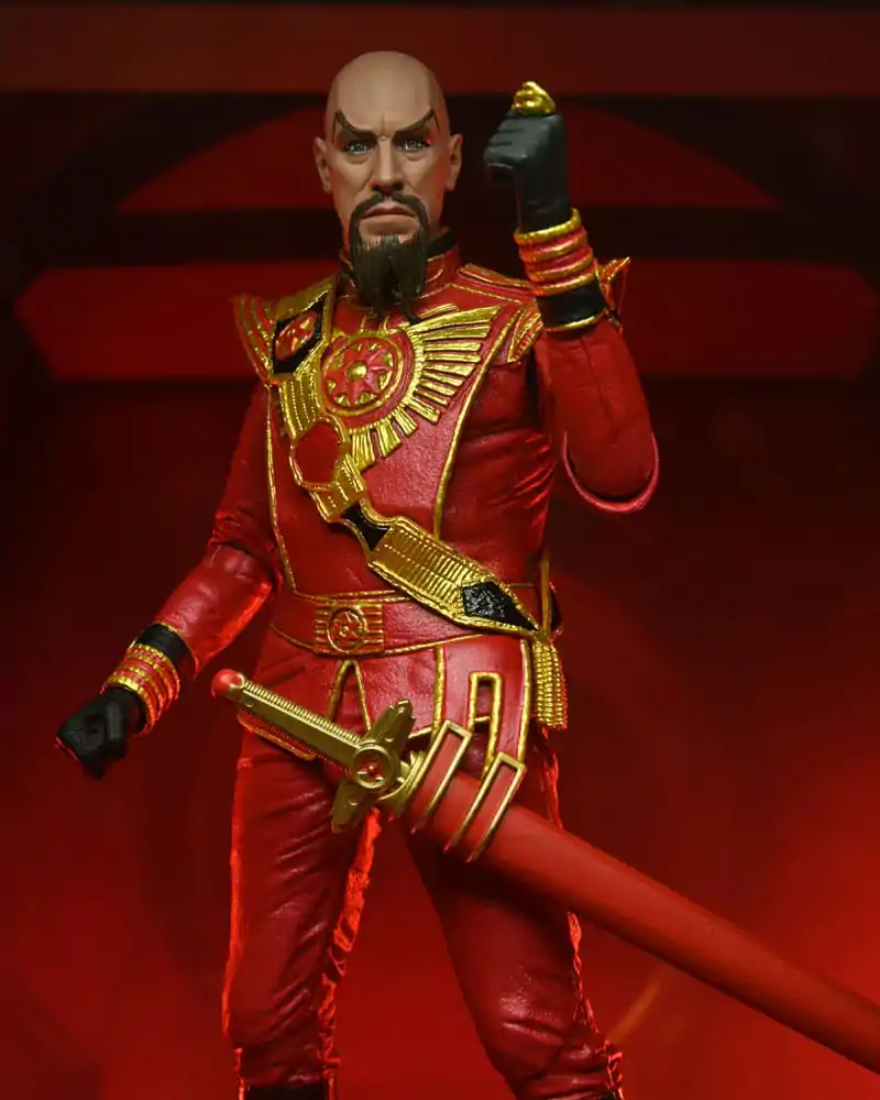 Flash Gordon (1980) Akcijska figura Ultimate Ming (Red Military Outfit) 18 cm fotografija izdelka