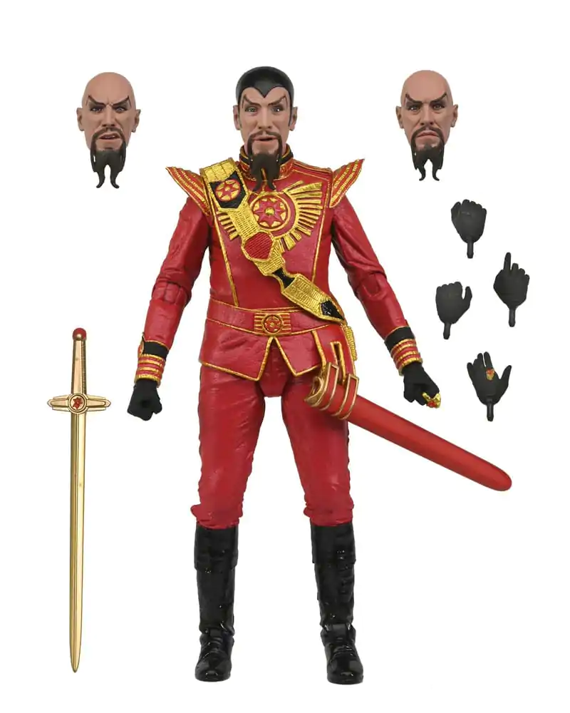 Flash Gordon (1980) Akcijska figura Ultimate Ming (Red Military Outfit) 18 cm fotografija izdelka