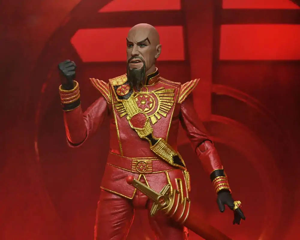 Flash Gordon (1980) Akcijska figura Ultimate Ming (Red Military Outfit) 18 cm fotografija izdelka