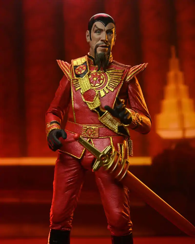 Flash Gordon (1980) Akcijska figura Ultimate Ming (Red Military Outfit) 18 cm fotografija izdelka