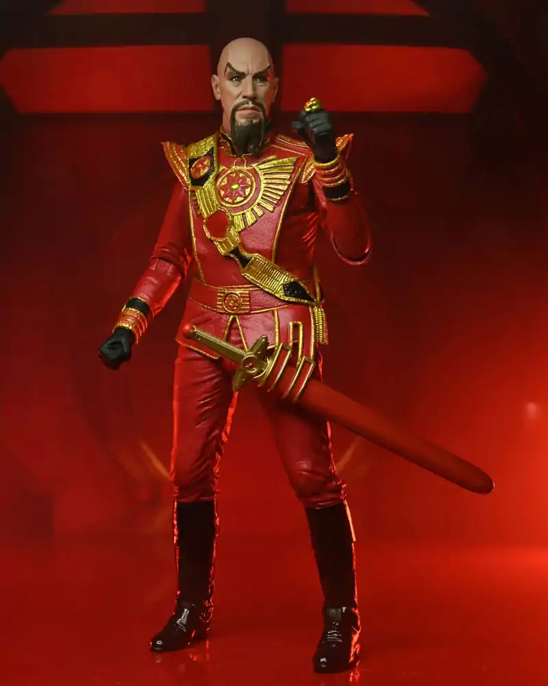 Flash Gordon (1980) Akcijska figura Ultimate Ming (Red Military Outfit) 18 cm fotografija izdelka