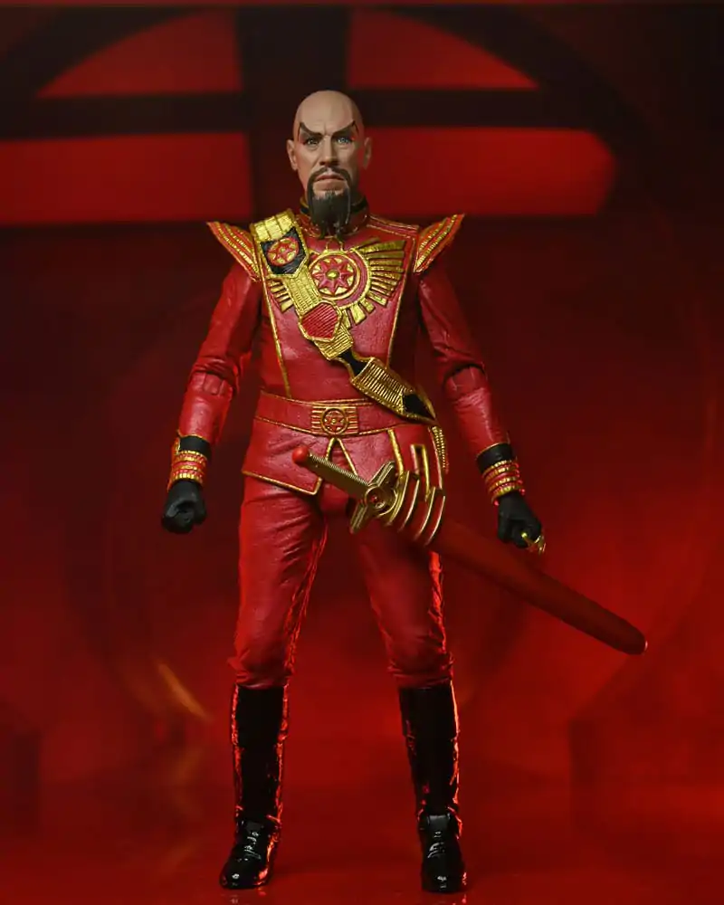 Flash Gordon (1980) Akcijska figura Ultimate Ming (Red Military Outfit) 18 cm fotografija izdelka