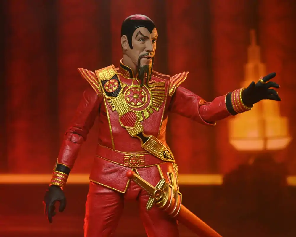 Flash Gordon (1980) Akcijska figura Ultimate Ming (Red Military Outfit) 18 cm fotografija izdelka