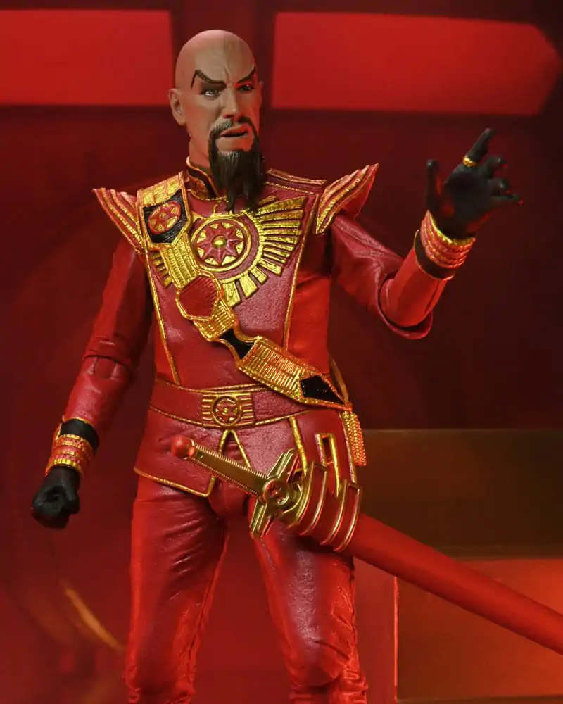 Flash Gordon (1980) Akcijska figura Ultimate Ming (Red Military Outfit) 18 cm fotografija izdelka