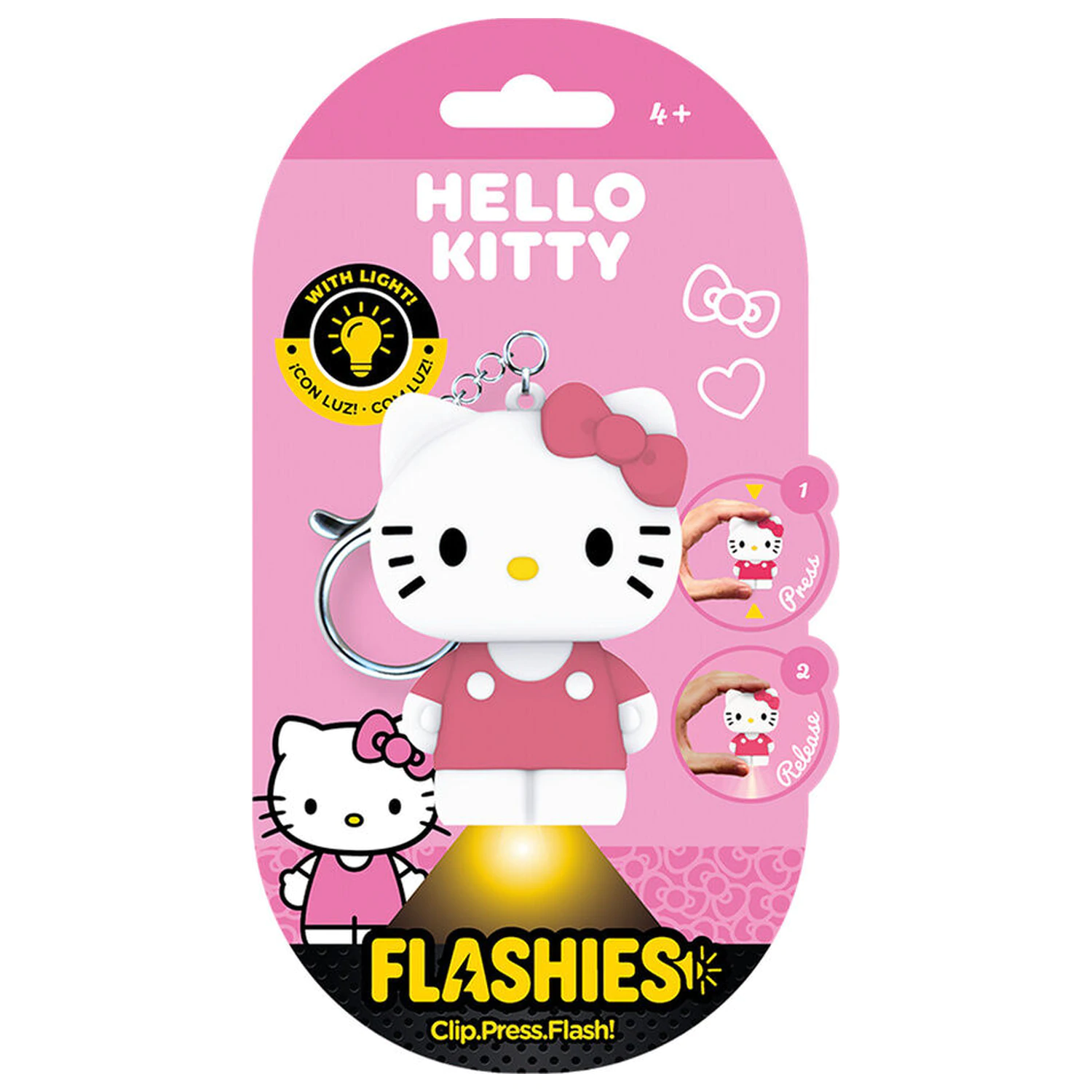 Flashies Hello Kitty 3D obesek za ključe z LED svetilko fotografija izdelka